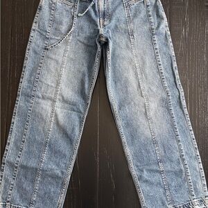GAP low rise 90s loose straight light jeans
